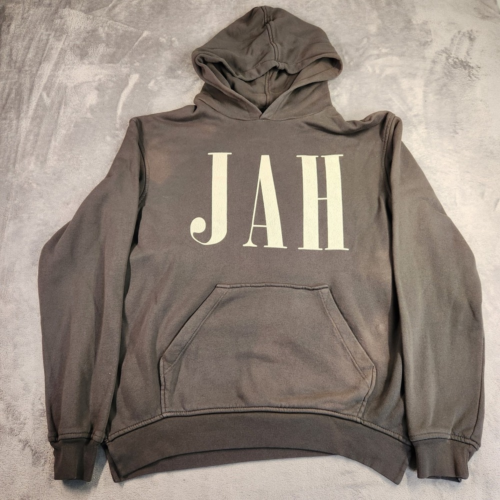 Alchemist Hoodie JAH Oversized Logo XS Cotton Gray Grey Rock The Casbah 2018